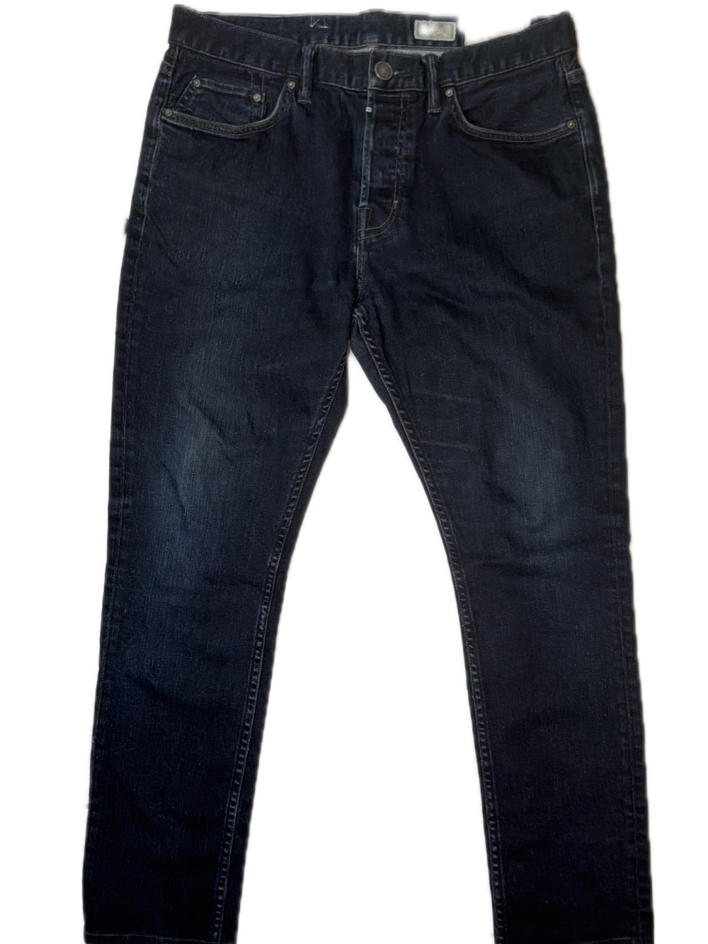 AllSaints Razor Skinny Fit Jeans WAIST 32”indigo dark MEO89E